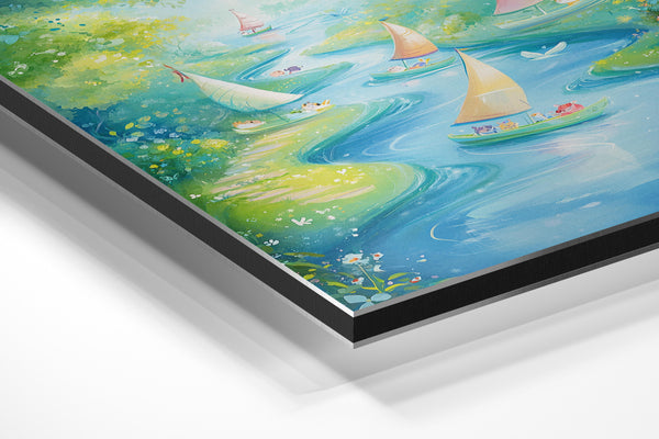 Boats on Enchanted Stream