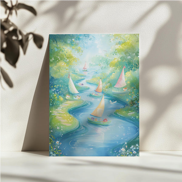 Boats on Enchanted Stream