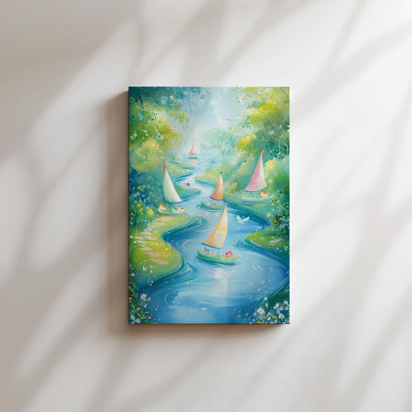 Boats on Enchanted Stream