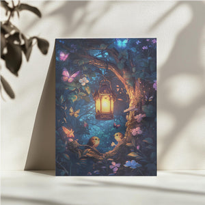 Lantern in Magical Forest