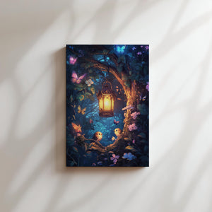 Lantern in Magical Forest