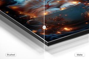 Kitten in Teacup with Stars