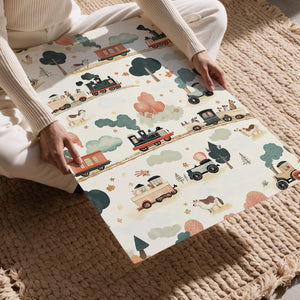 Vintage Train Pattern