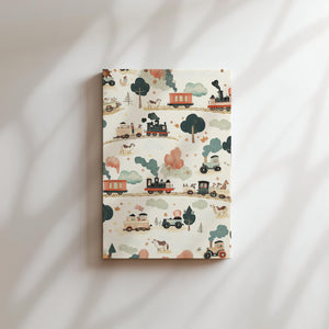 Vintage Train Pattern