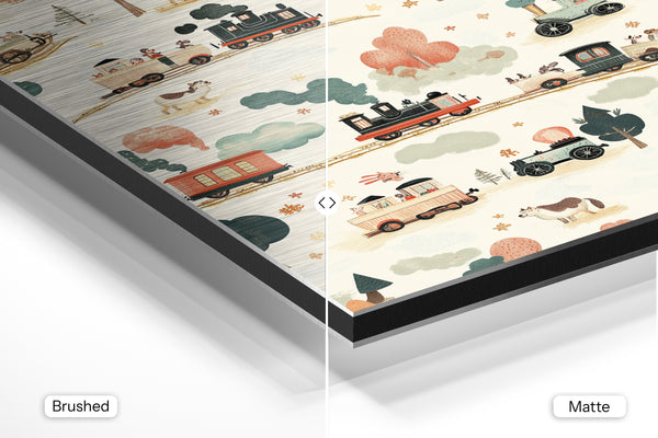 Vintage Train Pattern