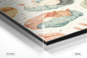 Sleeping Animals in Blankets