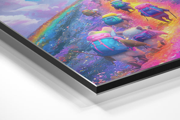 Hiking Animals on Rainbow Trail