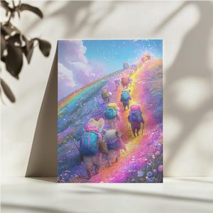 Hiking Animals on Rainbow Trail