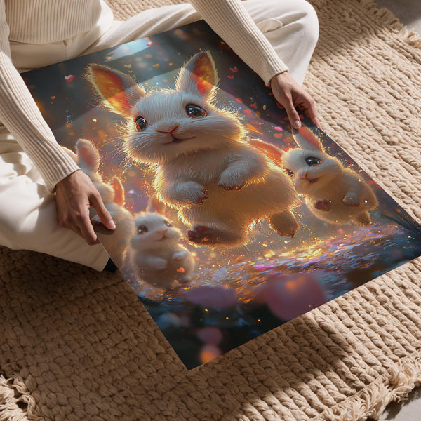 Bunnies in a Magical Forest