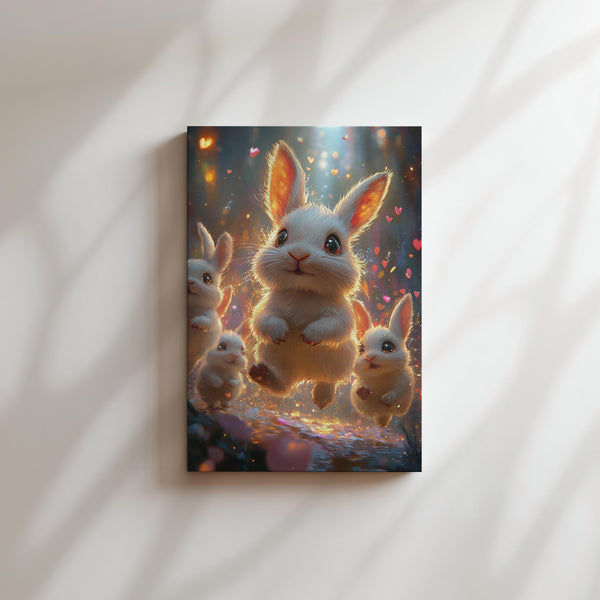 Bunnies in a Magical Forest