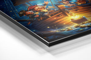 Pirates with Golden Treasure