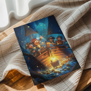 Pirates with Golden Treasure