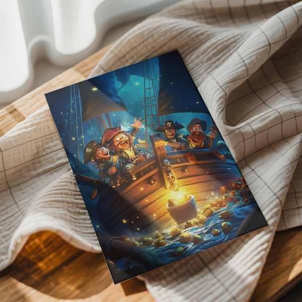 Pirates with Golden Treasure