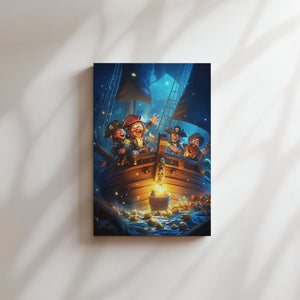 Pirates with Golden Treasure