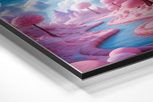 Pink Fantasy Landscape