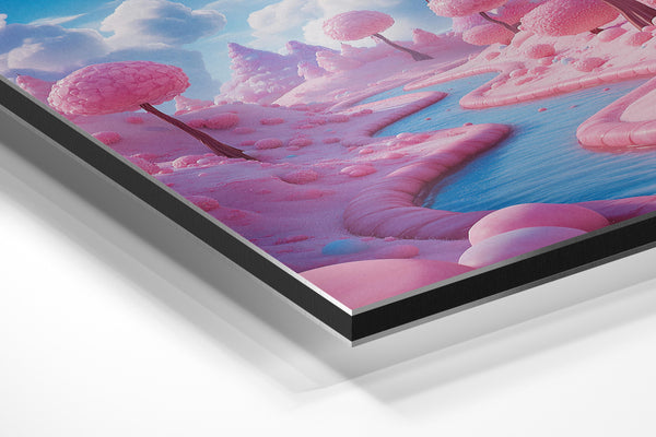 Pink Fantasy Landscape