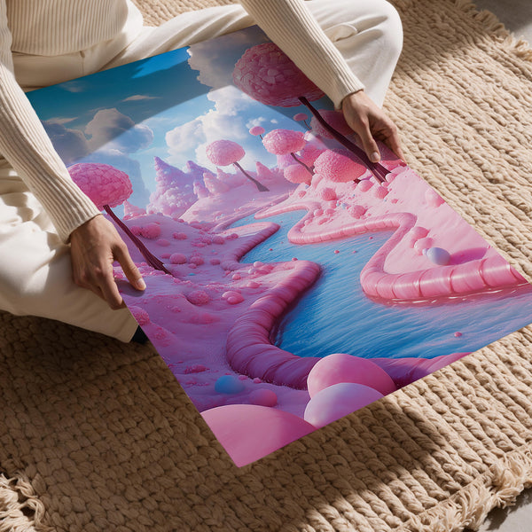 Pink Fantasy Landscape