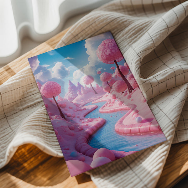 Pink Fantasy Landscape