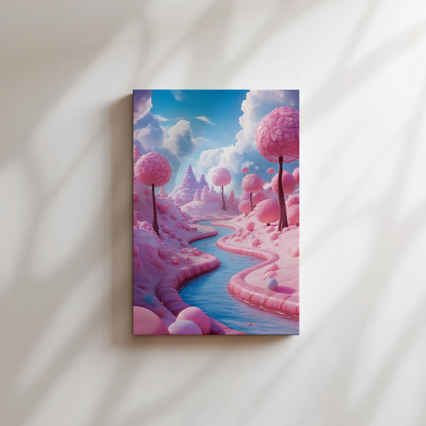 Pink Fantasy Landscape
