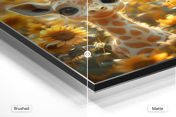 Sunflower Giraffe Portrait