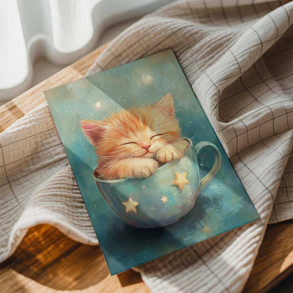 Kitten in Teacup
