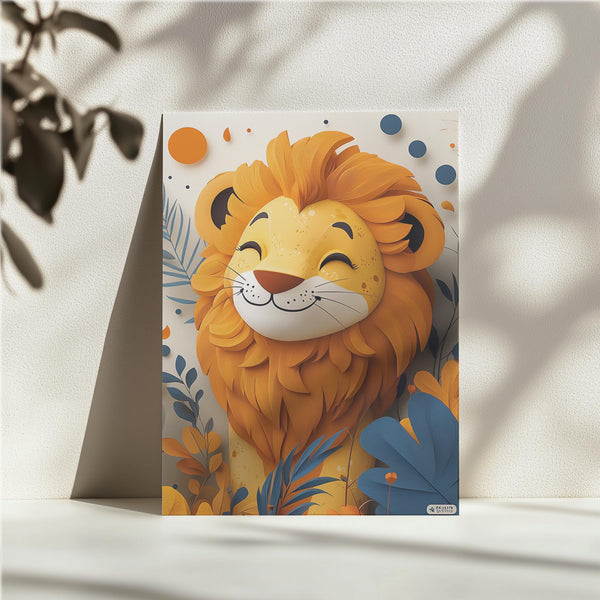 Lion Joyful Smile