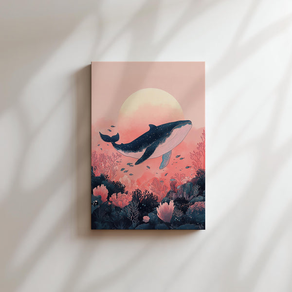 Whale Coral Sunset