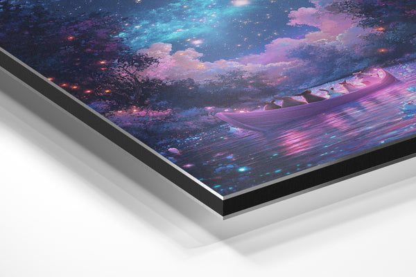 Starlit Boat Journey