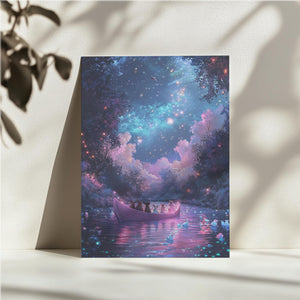 Starlit Boat Journey