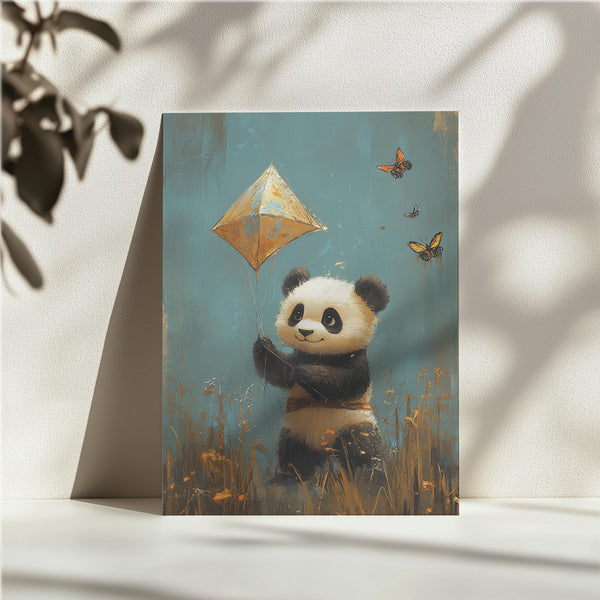 Panda with Kite