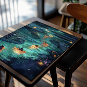 Glowing River Paddlers