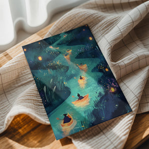 Glowing River Paddlers