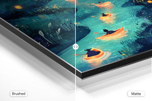 Glowing River Paddlers