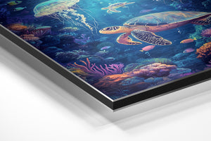 Jellyfish and Turtle