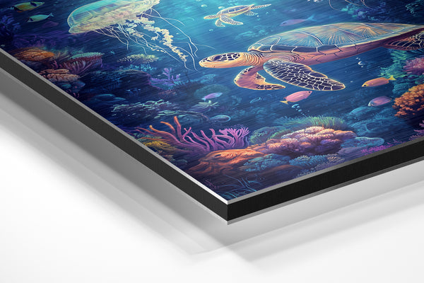 Jellyfish and Turtle