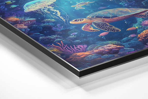 Jellyfish and Turtle