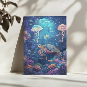 Jellyfish and Turtle