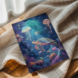 Jellyfish and Turtle