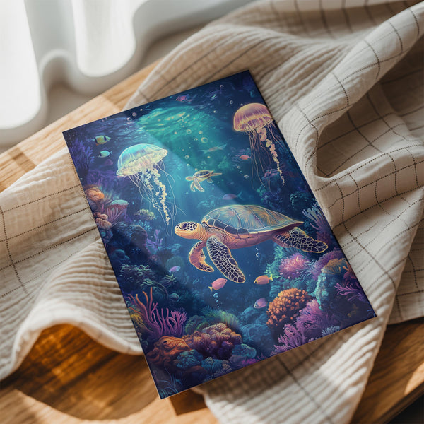 Jellyfish and Turtle