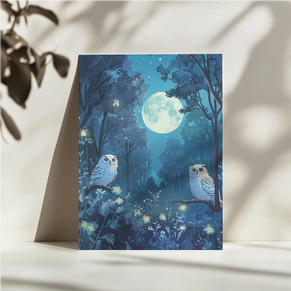 Moonlit Owl Forest