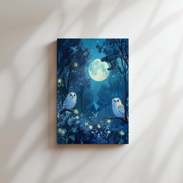 Moonlit Owl Forest