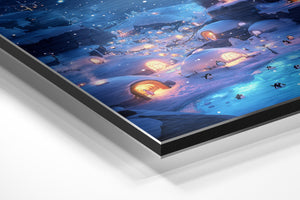 Penguin Snow Village