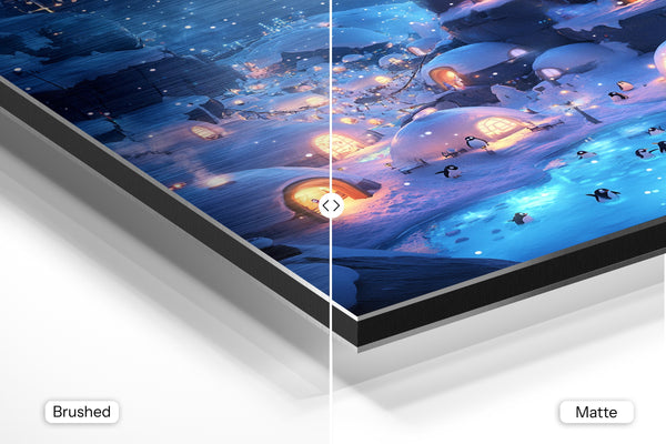 Penguin Snow Village