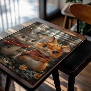 Bunny Duo Forest Charm