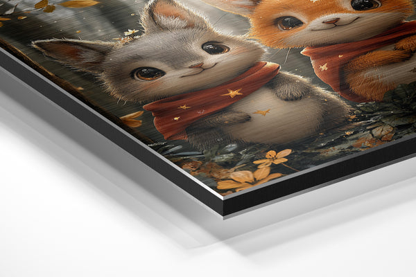 Bunny Duo Forest Charm