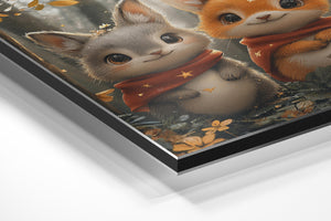 Bunny Duo Forest Charm