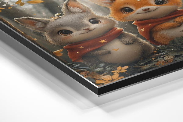 Bunny Duo Forest Charm