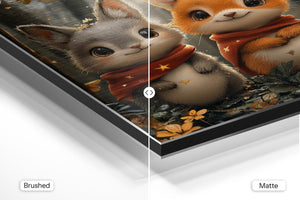 Bunny Duo Forest Charm