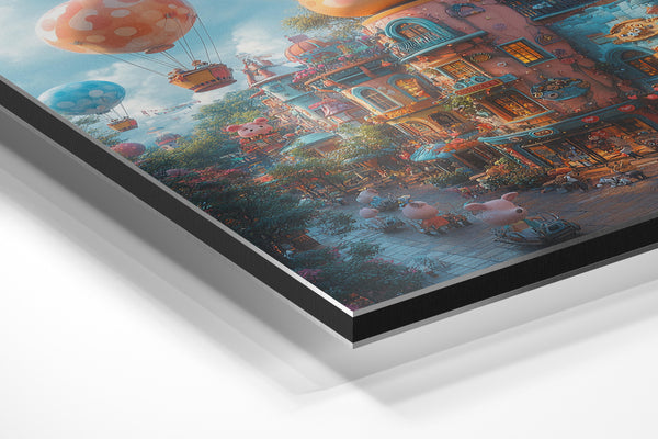 Whimsical Village Fantasy