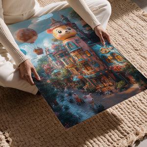 Whimsical Village Fantasy